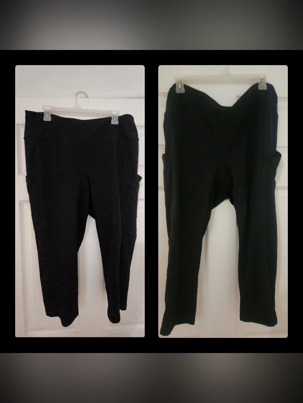 Torrid Black Stretch Leggings with Side Pockets